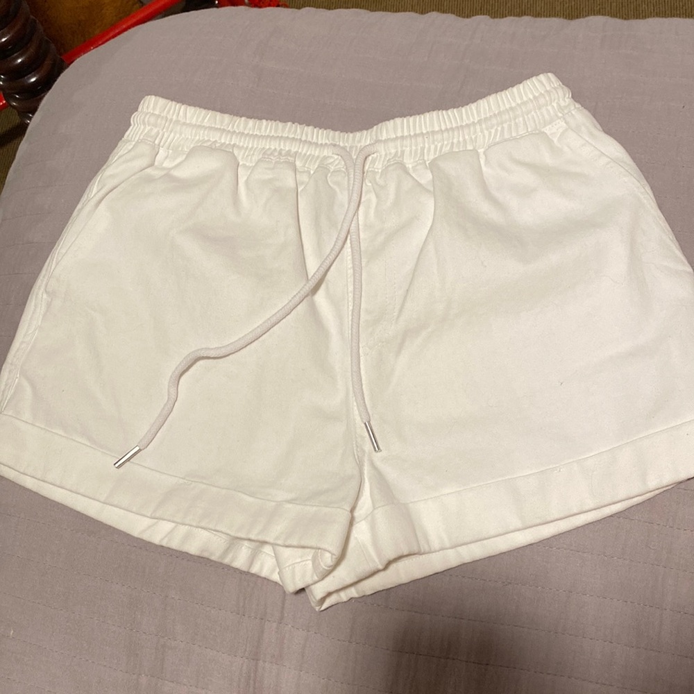 Forever 21 high waste drawstring shorts